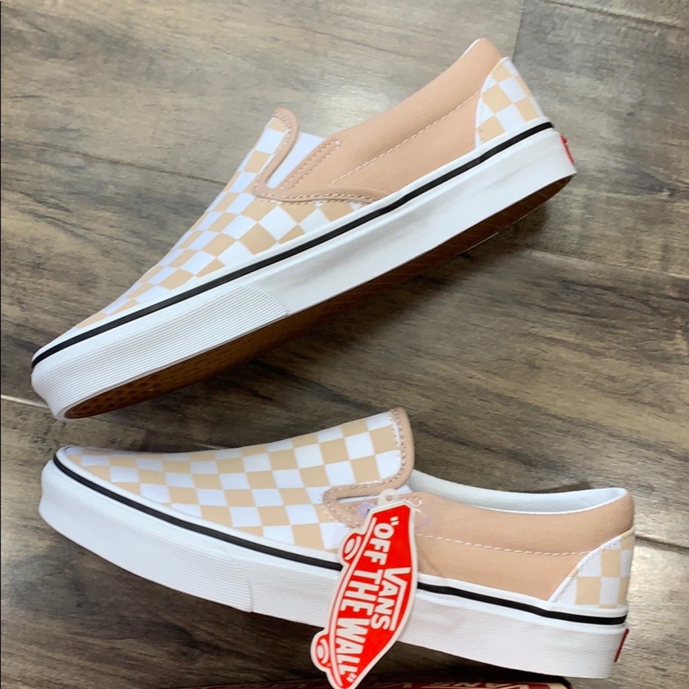 VANS Men’s CLASSIC SLIP-ON Checkerboard Frappe/True Sneakers - Picture 9 of 16